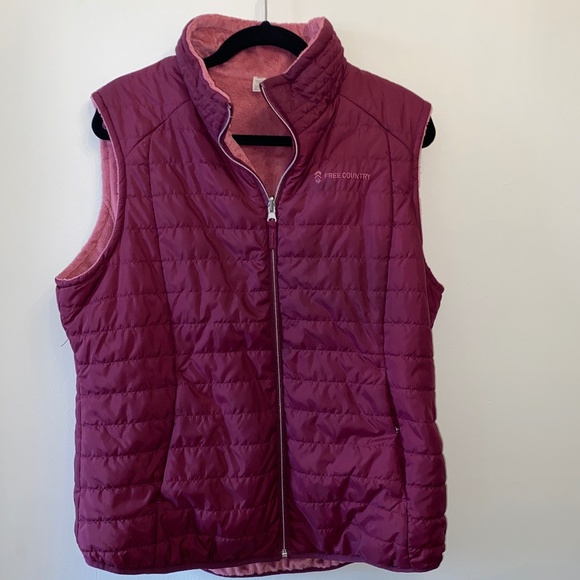 Free Country Puffer Fleece lined vest In XL - Picture 1 of 6